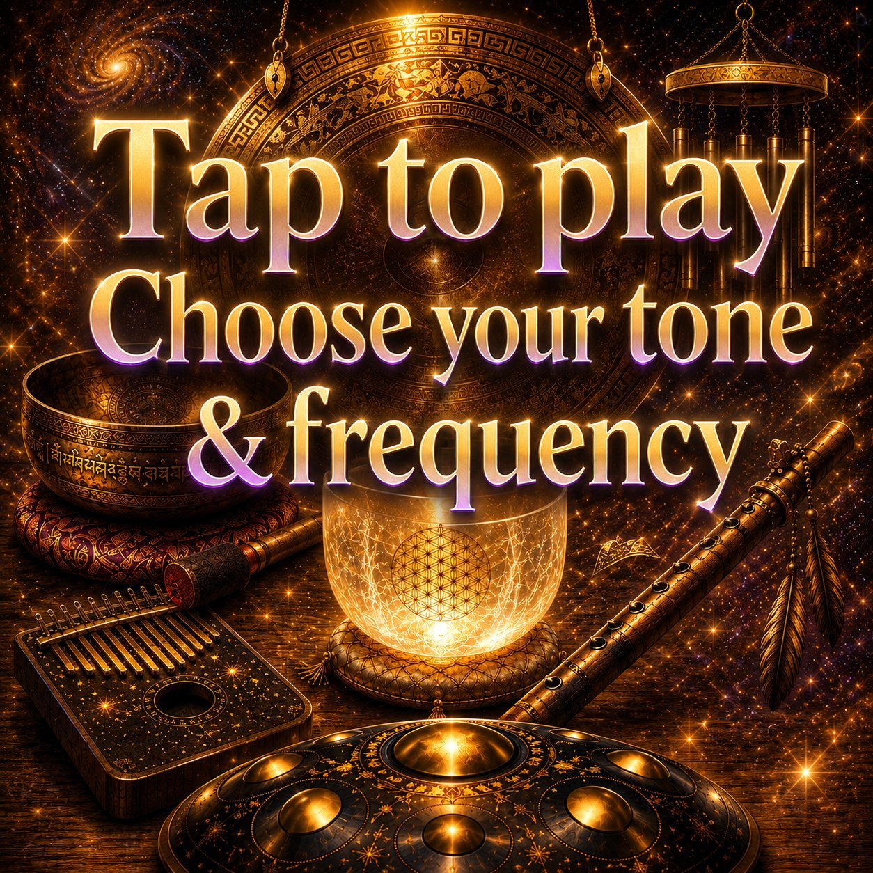 Calming soundscape for the 2-minute sleep reset